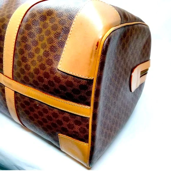 Celine Boston Bag in Excellent Conditionion PVC BROWN COLOR - Picture 5 of 9